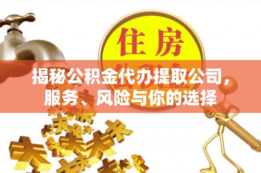 攸县揭秘公积金代办提取公司，服务、风险与你的选择