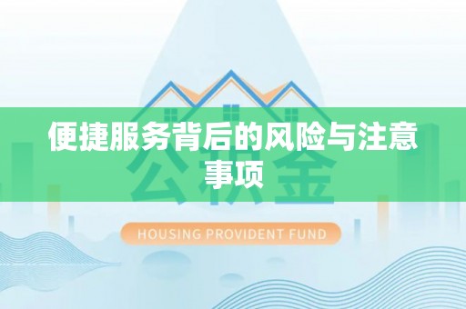 攸县便捷服务背后的风险与注意事项